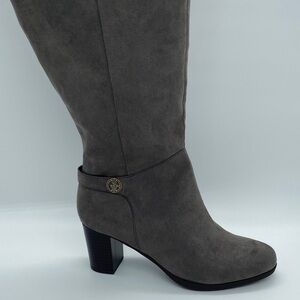 Giani Bernini Adonnysf Wide calf  Gray Knee-High Boots